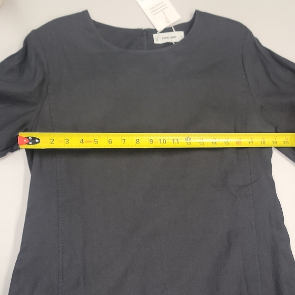 Everlane European Linen Midi Puff Sleeve Dress - Picture 11 of 16